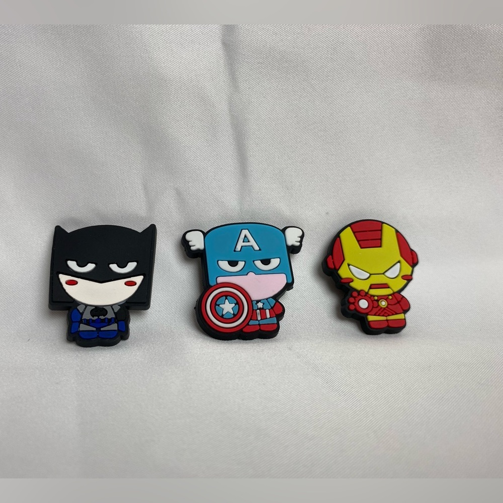3 Piece Marvel Croc Charms